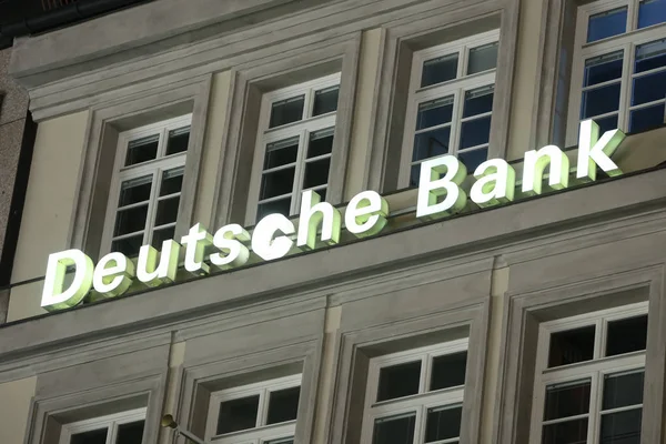 Deutsche bank logo — Stock Photo, Image
