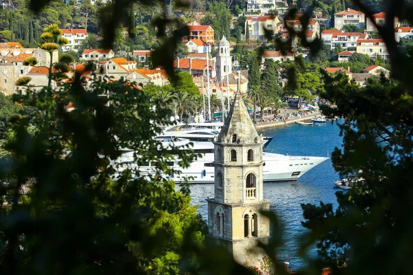 Bell tower in Cavtat — Stock Photo, Image