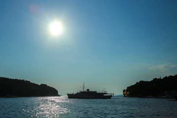 Cavtat seaside, tekneler — Stok fotoğraf