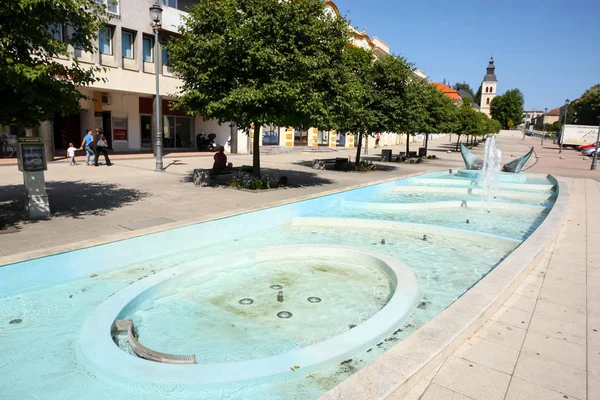 Daruvar centrum — Stockfoto