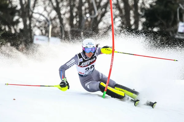 Audi fis Weltcup - Slalom der Damen — Stockfoto