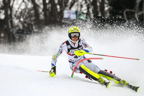 Audi Fis World Cup - κυρίες σλάλομ — Φωτογραφία Αρχείου