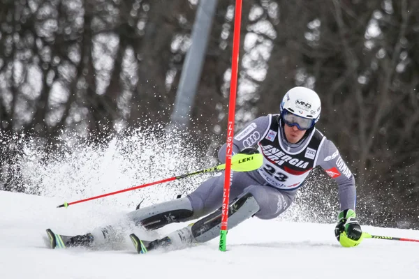 Audi Fis World Cup Mens Slalom — Stockfoto