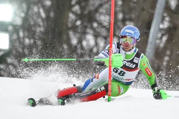 Audi Fis světový pohár Pánská Slalom — Stock fotografie