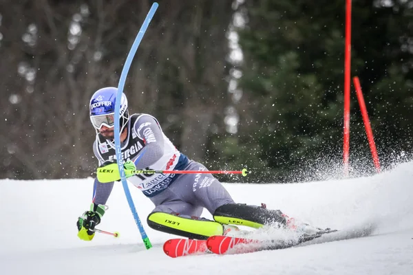 Audi Fis světový pohár Pánská Slalom — Stock fotografie