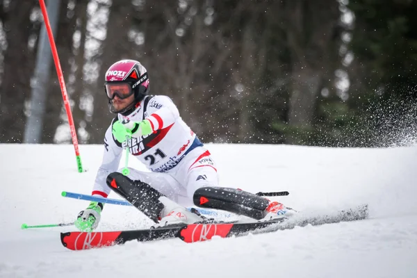 Audi fis Weltcup Herren Slalom — Stockfoto