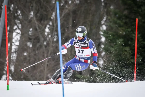 Audi Fis světový pohár Pánská Slalom — Stock fotografie