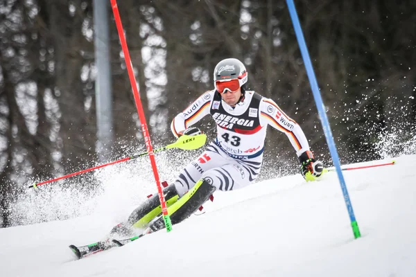 Audi FIS Copa del Mundo para hombre Slalom —  Fotos de Stock