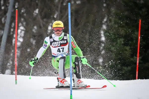 Audi Fis světový pohár Pánská Slalom — Stock fotografie