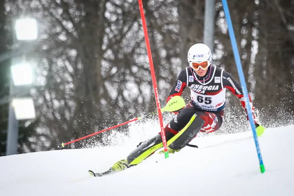 Audi FIS Copa del Mundo para hombre Slalom —  Fotos de Stock