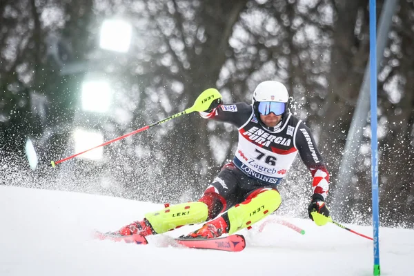 Audi Fis World Cup Mens Slalom — Stockfoto