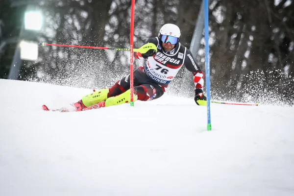 Audi Fis World Cup Mens σλάλομ — Φωτογραφία Αρχείου