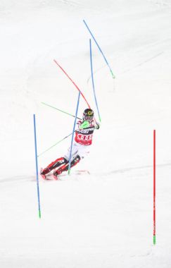 Audi FIS World Cup Mens Slalom Second run clipart