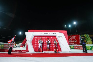 Audi FIS Dünya Kupası Mens Slalom ödül töreni