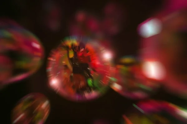Abstrakt bild av såpbubblor — Stockfoto