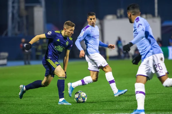 Dinamo Zagreb mot Manchester City — Stockfoto