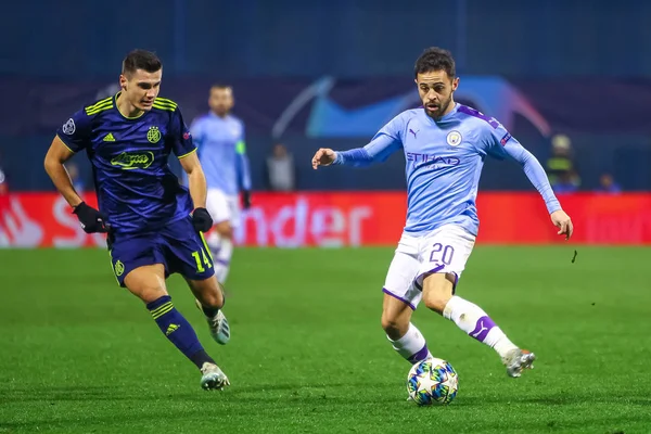 Dinamo Zagreb mot Manchester City — Stockfoto