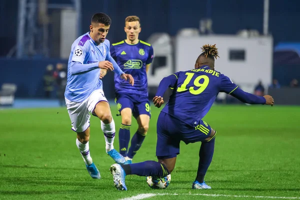 Dinamo Zagreb mot Manchester City — Stockfoto