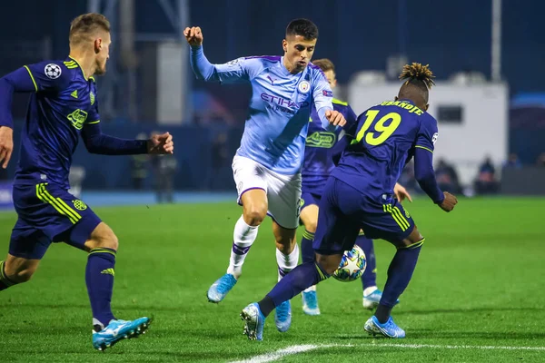 Dinamo Zagreb mot Manchester City — Stockfoto