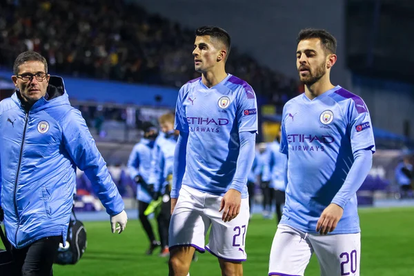 Dinamo Zagreb mot Manchester City — Stockfoto