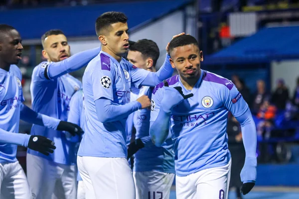 Dinamo Zagreb mot Manchester City — Stockfoto