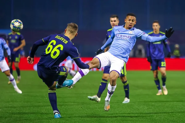 Dinamo Zagreb mot Manchester City — Stockfoto