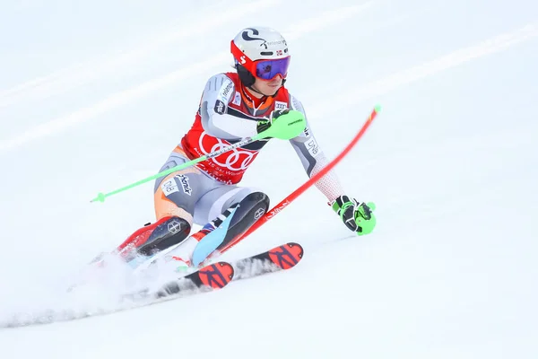 Audi Fis Ski World Cup 2020 Herr Slalom — Stockfoto