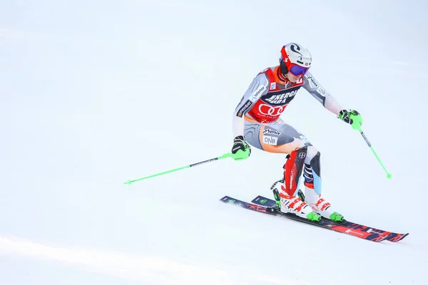 Audi Fis Ski World Cup 2020 pánské slalom — Stock fotografie