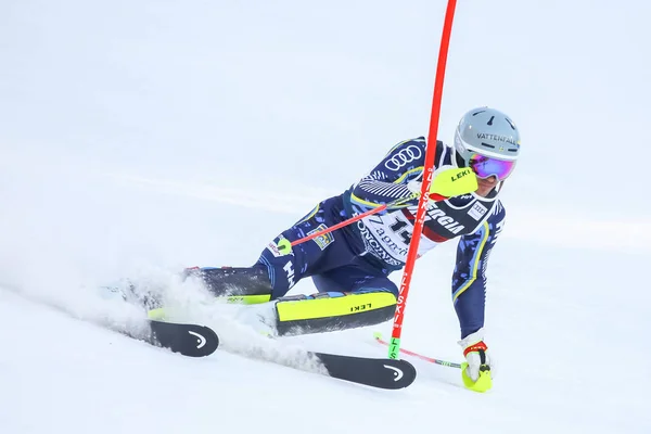 Audi Fis Coupe du monde de ski 2020 Hommes Slalom — Photo