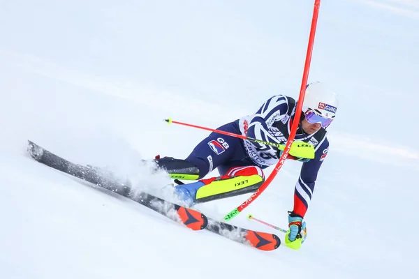 Audi Fis Ski World Cup 2020 Herr Slalom — Stockfoto