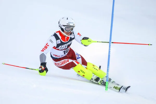 Audi Fis Copa del Mundo de Esquí 2020 Hombres Slalom —  Fotos de Stock