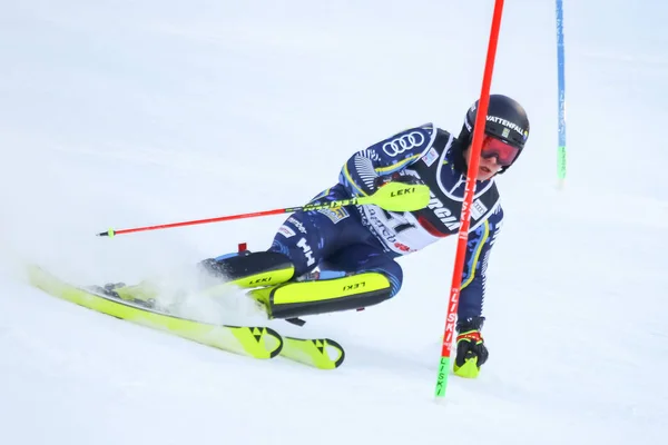 Audi Fis Ski World Cup 2020 Herr Slalom — Stockfoto