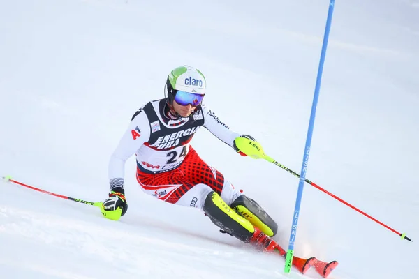 Audi Fis Ski World Cup 2020 Herr Slalom — Stockfoto