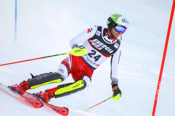 Audi Fis Ski World Cup 2020 Herr Slalom — Stockfoto