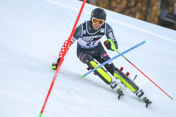 Audi Fis Ski World Cup 2020 Herr Slalom — Stockfoto