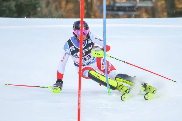 Audi Fis Ski World Cup 2020 pánské slalom — Stock fotografie