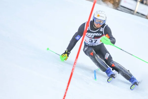 Audi Fis Ski World Cup 2020 Herr Slalom — Stockfoto