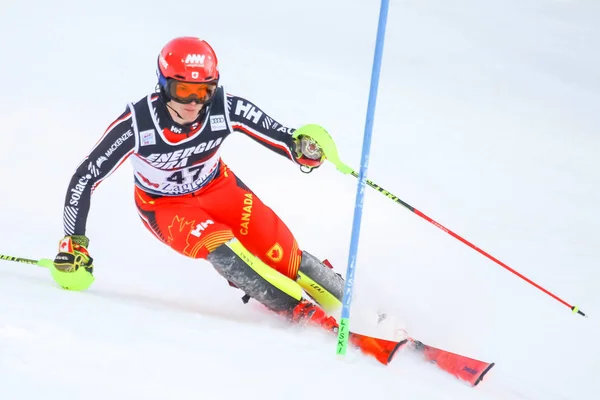 Audi Fis Copa del Mundo de Esquí 2020 Hombres Slalom — Foto de Stock