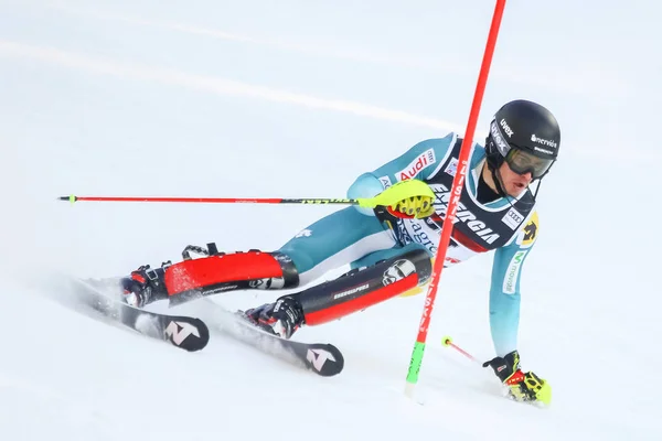 奥迪Fis Ski世界杯2020 — 图库照片