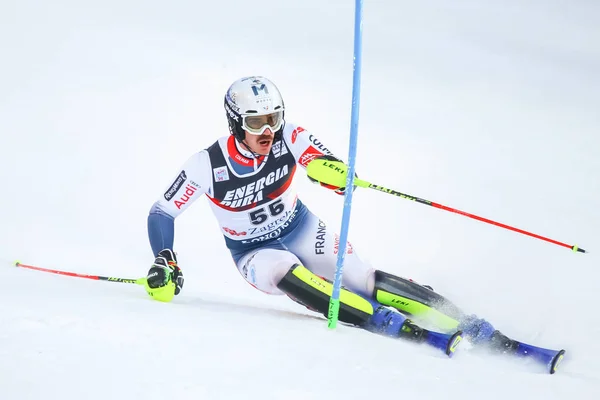 Audi Fis Ski World Cup 2020 Herr Slalom — Stockfoto