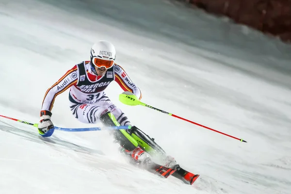 Audi Fis Copa del Mundo de Esquí 2020 Hombres Slalom 2ª carrera Imágenes De Stock Sin Royalties Gratis