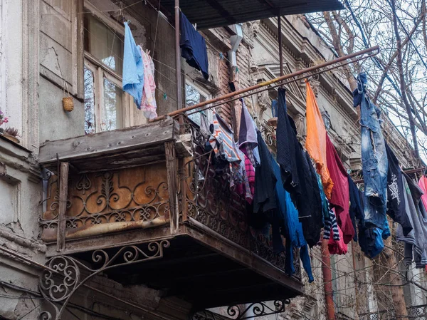 Things dry on the balcony — Stock Photo, Image