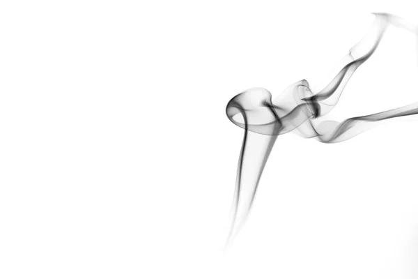 Abstract Grey Smoke White Background — Stock Photo, Image