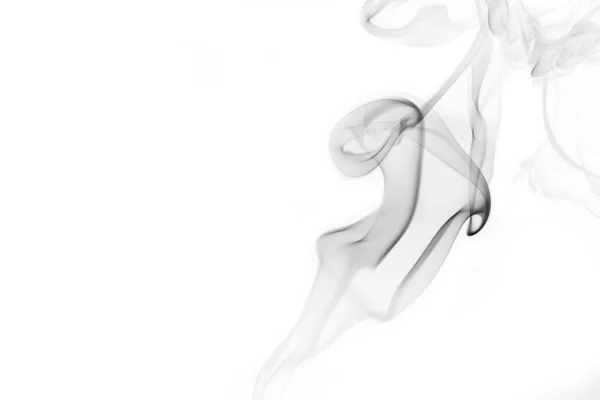 Absztrakt Szürke Füst Fehér Háttér — Stock Fotó