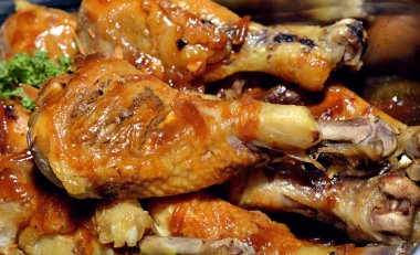 Barbekü soslu tavuk ızgara baget