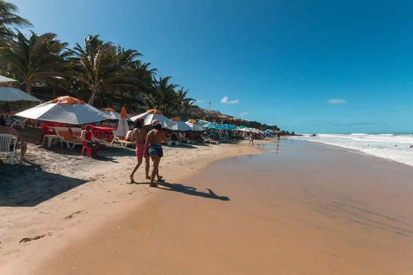 Tibaú do Sul, Rio Grande Norte, Brazylia - 16 października 2016 - Love Beach, położony w dzielnicy Pipa jest słynna plaża w Brazylii — Zdjęcie stockowe