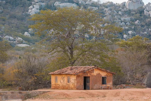 Typical mud house of the poor regions of the countryside of Braz