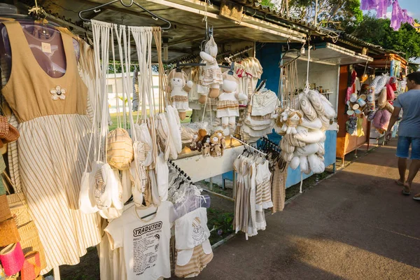 Cabedelo, Paraiba, Brezilya - 12 Eylül 2017 - Craft Joao Pessoa yakınındaki Jacare Plajda yer alan adil