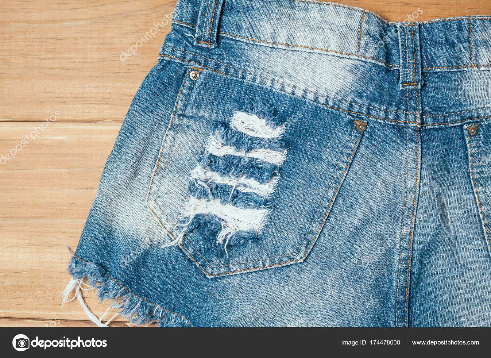 torn jean shorts