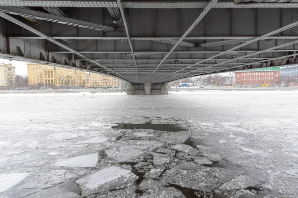 Vue Pont Crimée Moscou Russie — Photo